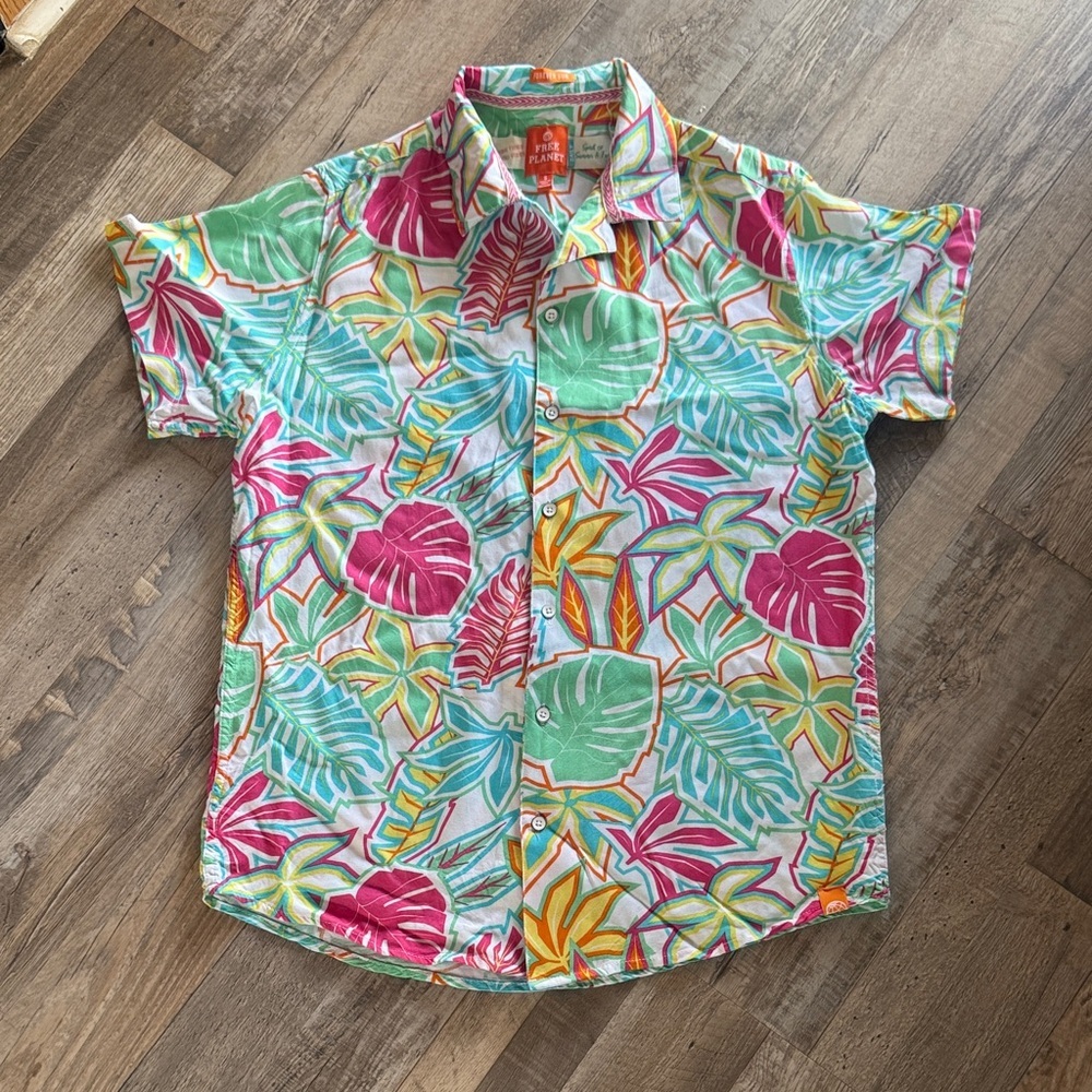 Free Planet Tropical Men’s Shirt - Multicolor talla S